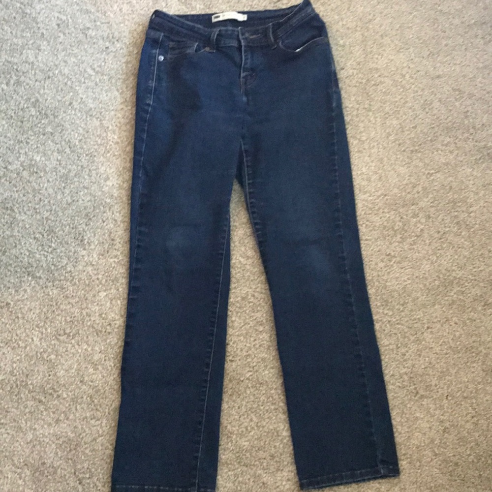 Dark wash Levi jeans